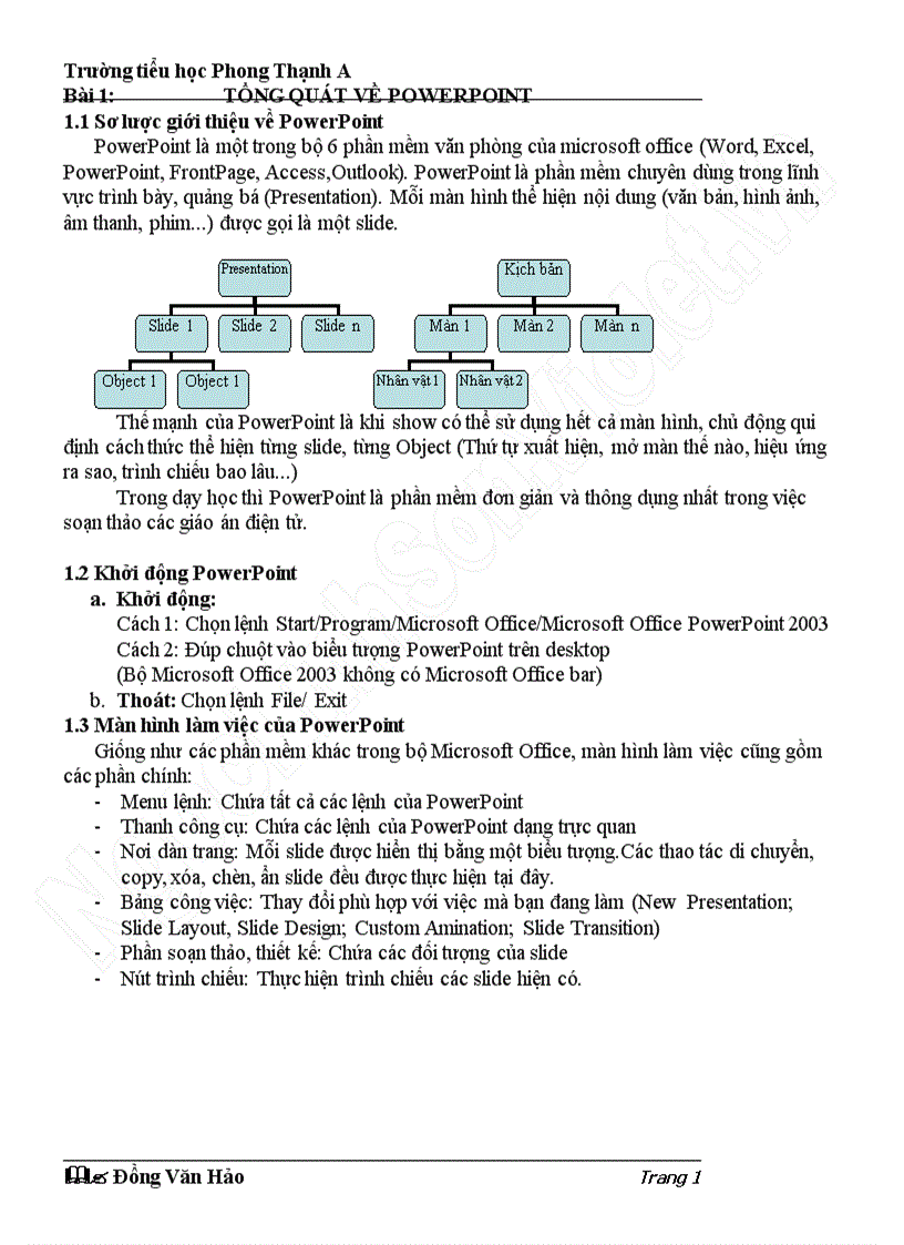 TÀI LIỆU POWRPOINT Đồng Văn Hảo