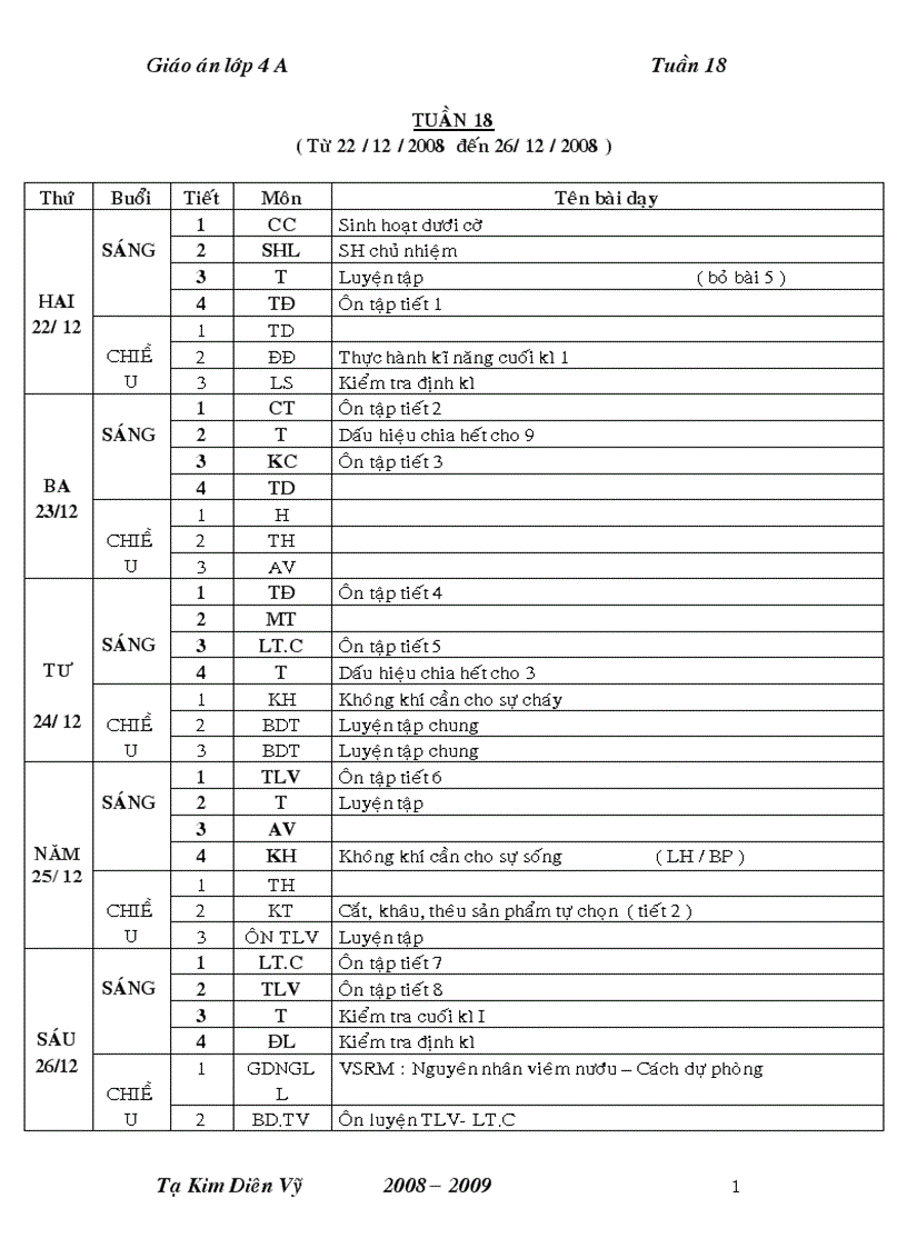 Tuần 18 1