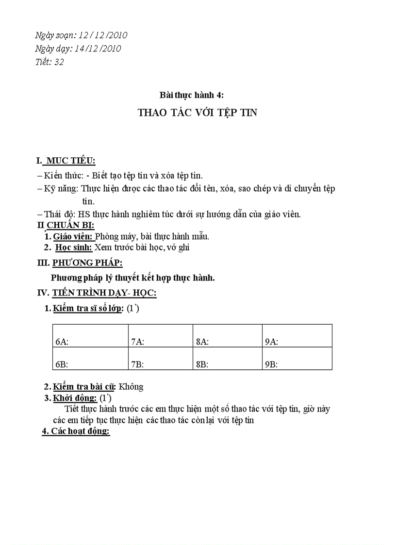 Tin 6 tiết 33