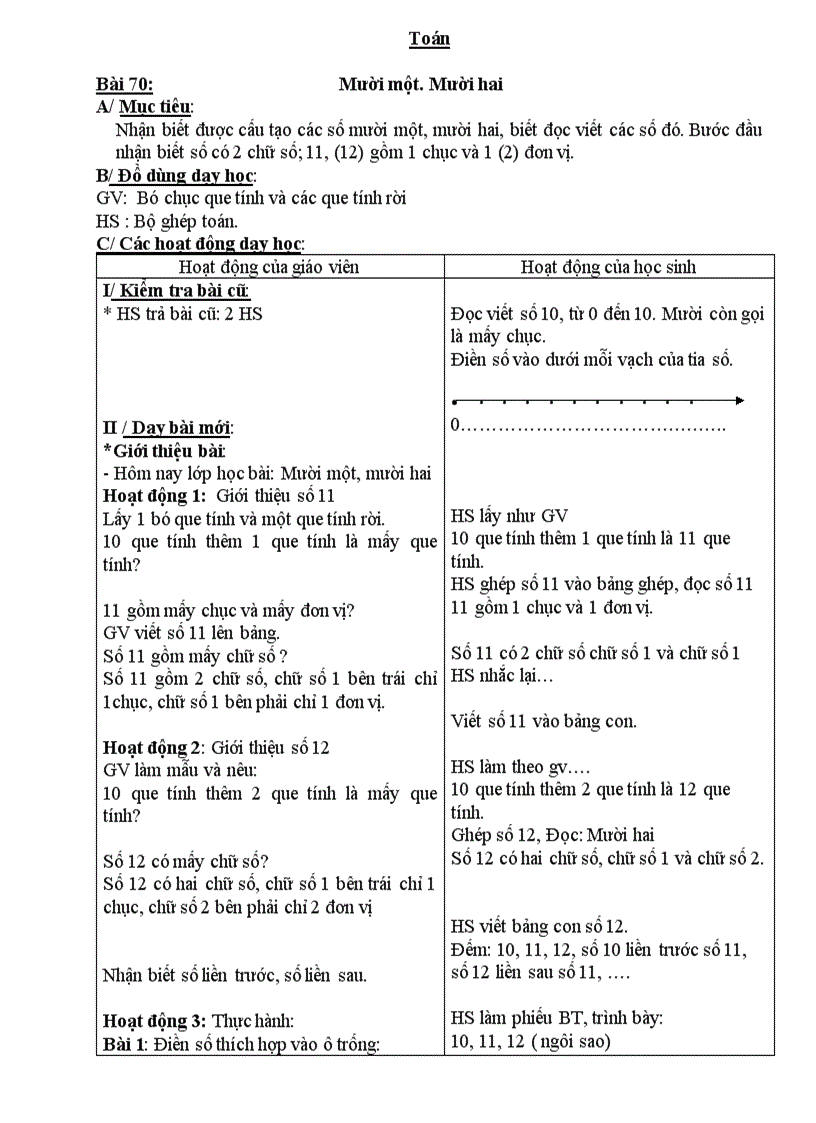 Toan 1 bai 70 muoi mot muoi hai