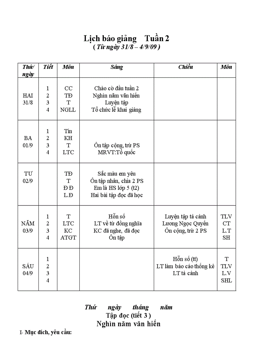 Tuần 1 1