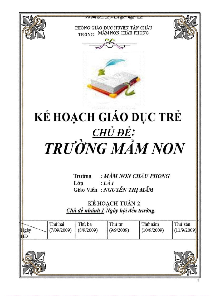 Truong mam non diem 2