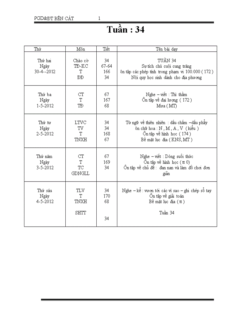 Tuàn 34 mỹ phước