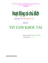 Vịt con khoe tài