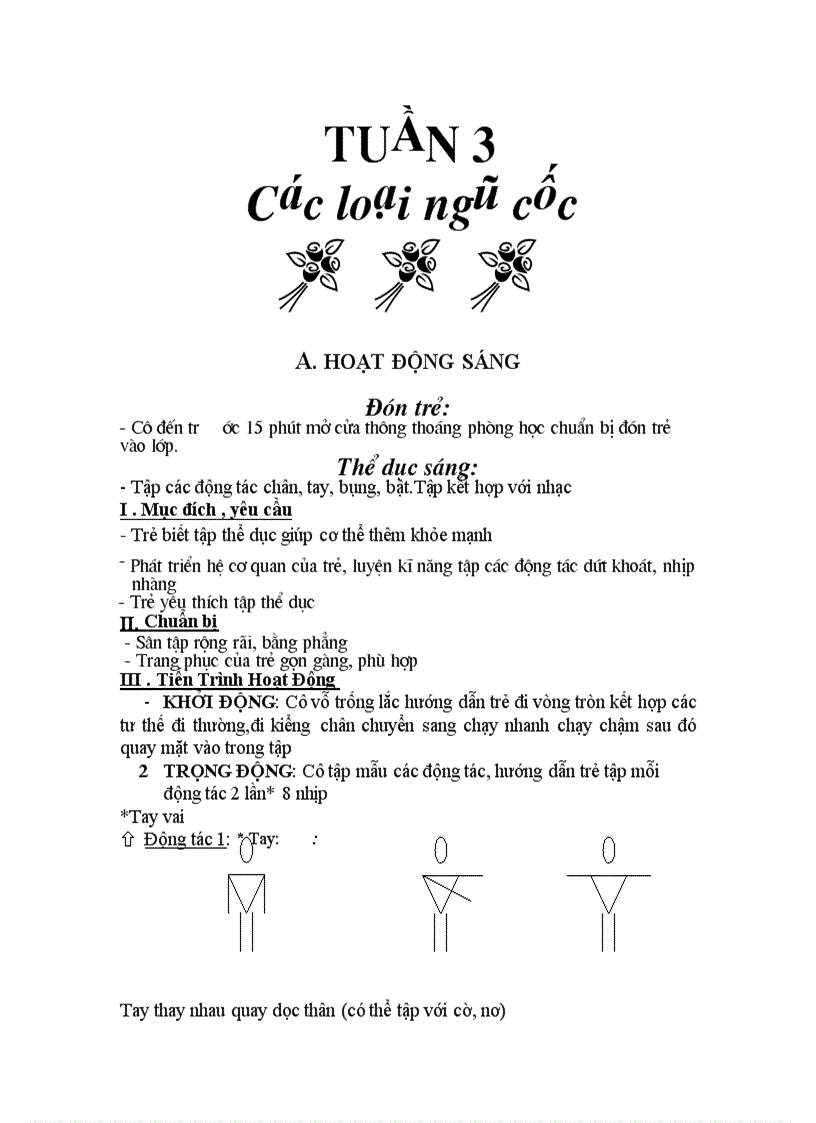 Thuc vat cac loại ngũ cốc