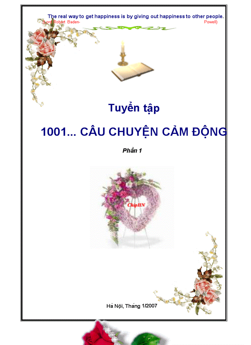 1000 câu chuyện cảm động Nam