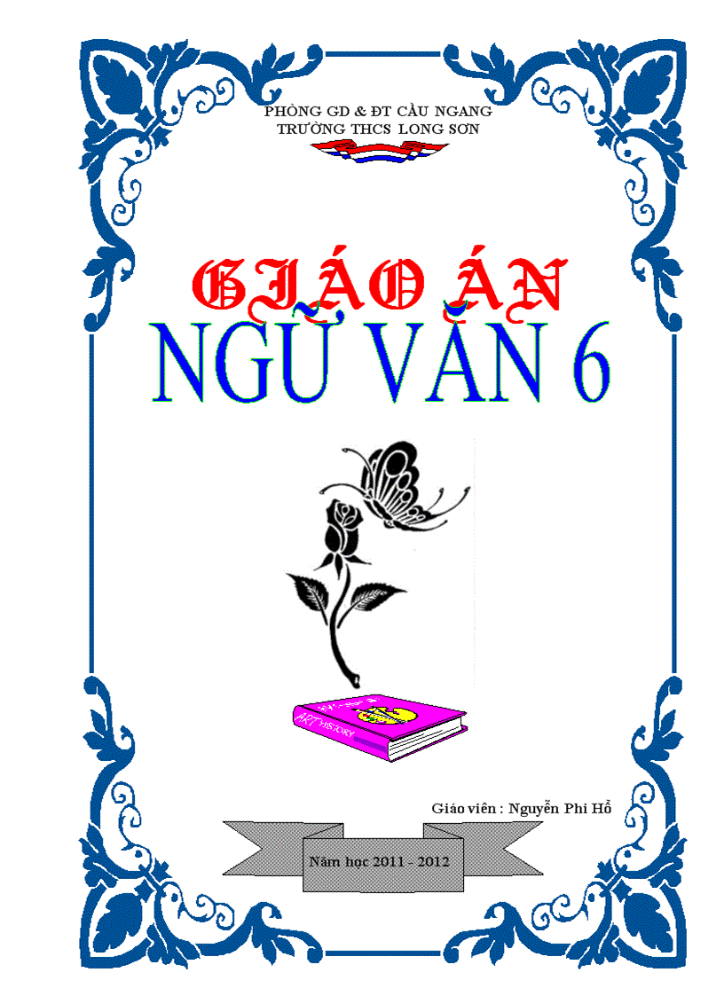 Bìa Giáo án Ngữ Văn 6 1