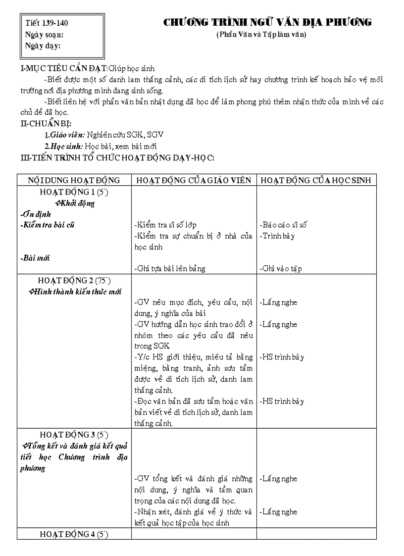 Chương trình ngữ văn địa phương T139 140