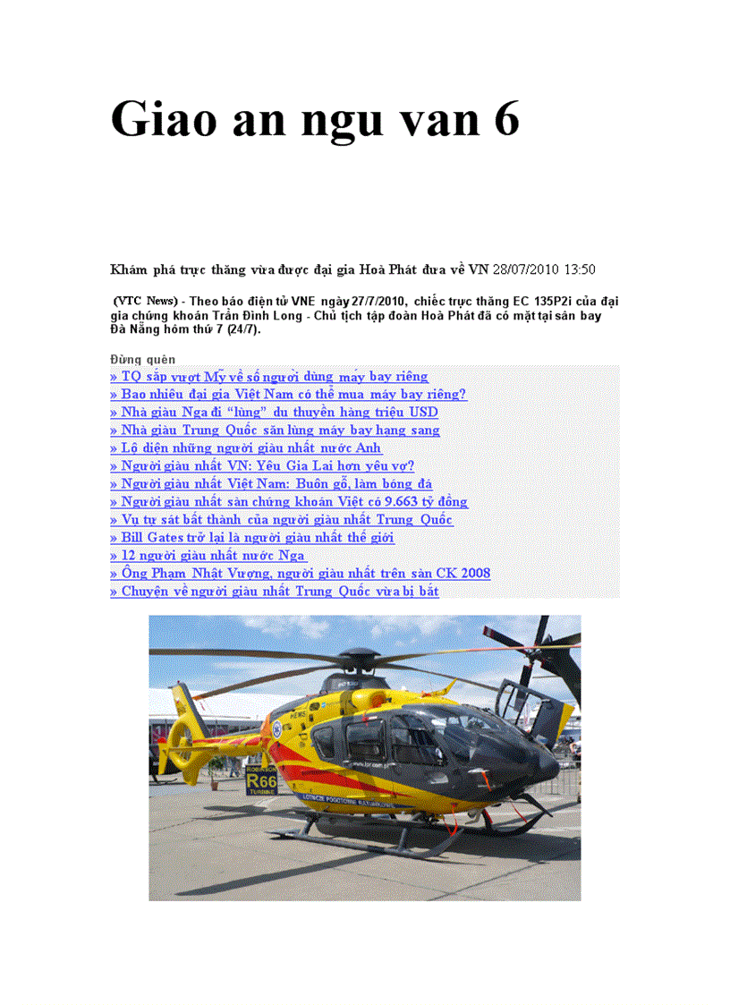 Tuần 1 giáo an van 6 gf