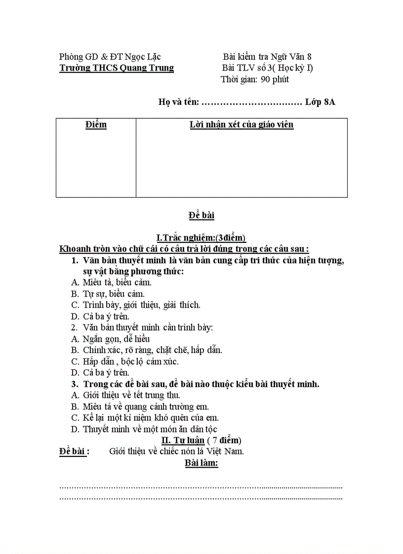 Kiem tra tiết 51 52