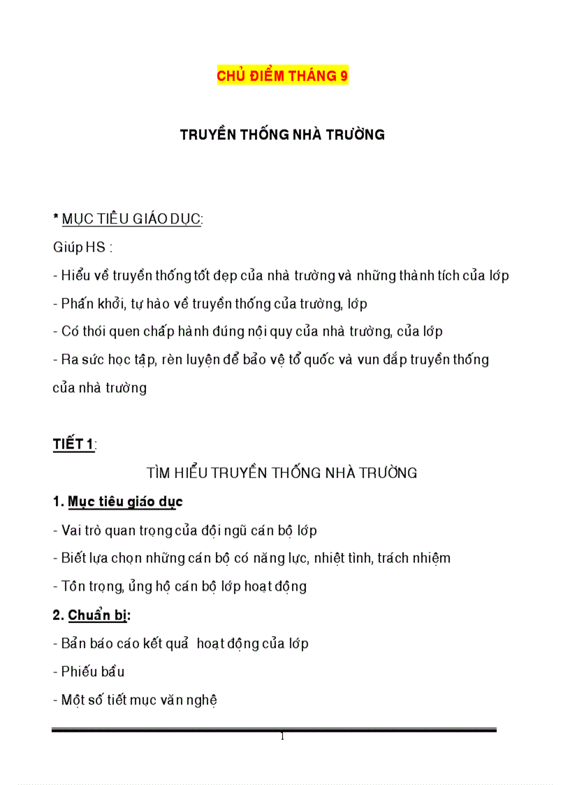 Hoạt động lên lớp 7 nov