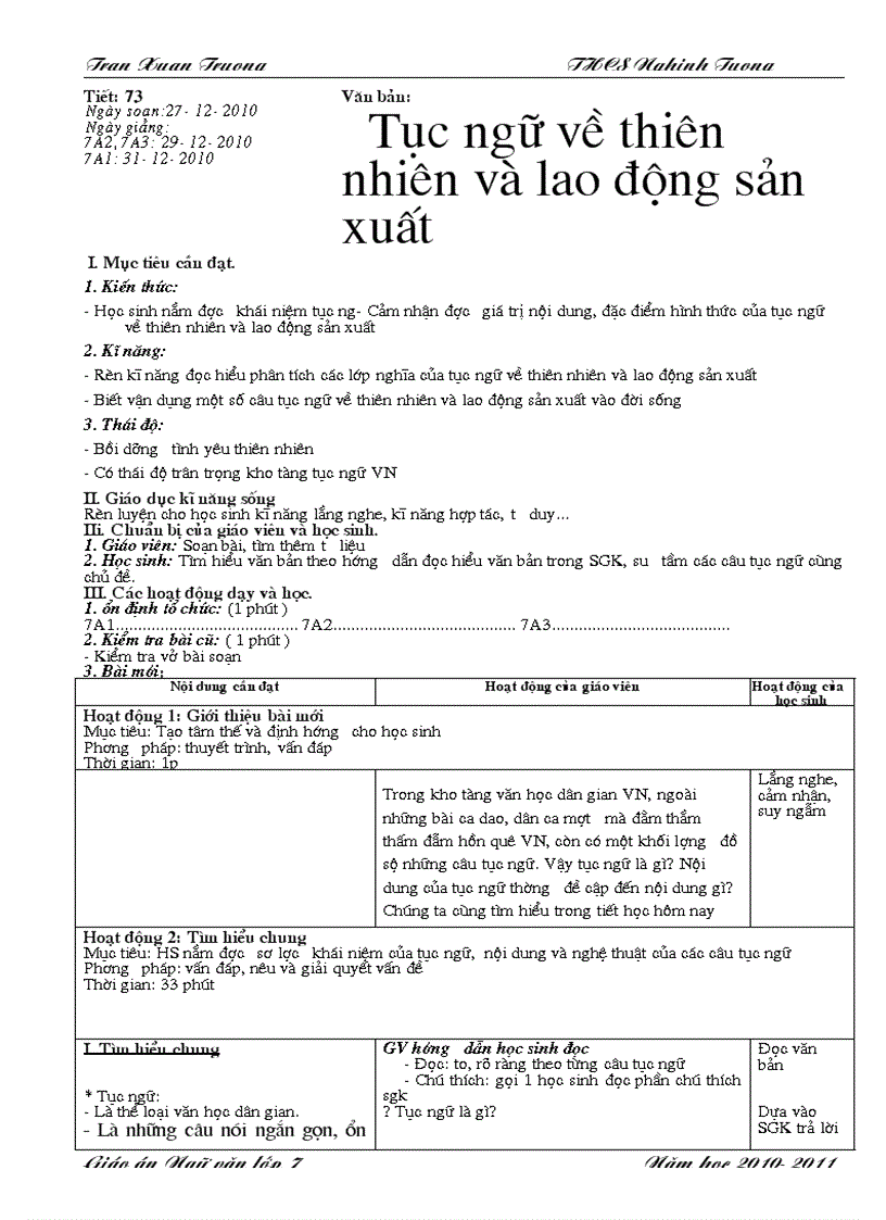 Ngữ văn 7hkIIcktkn gts kns