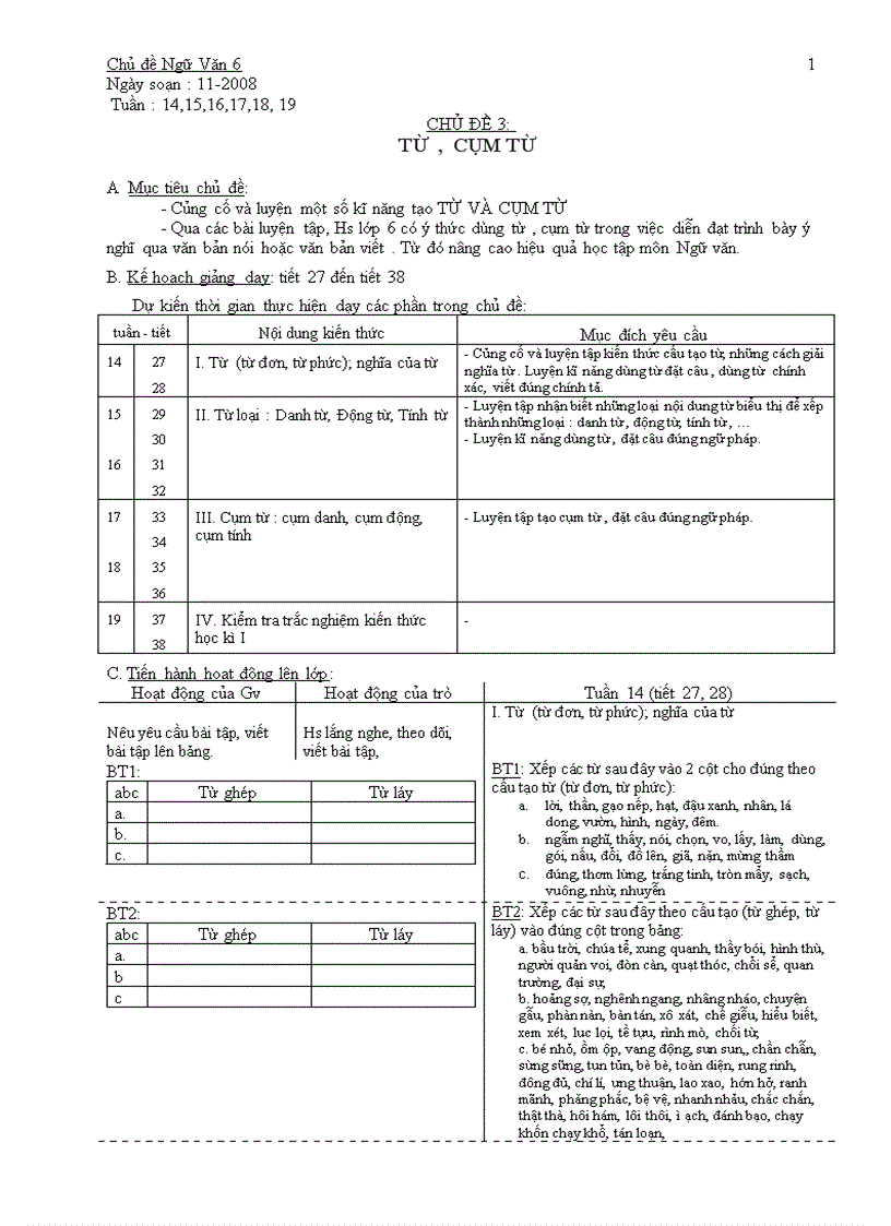 ChudeNV6 TỰ CHJỌN