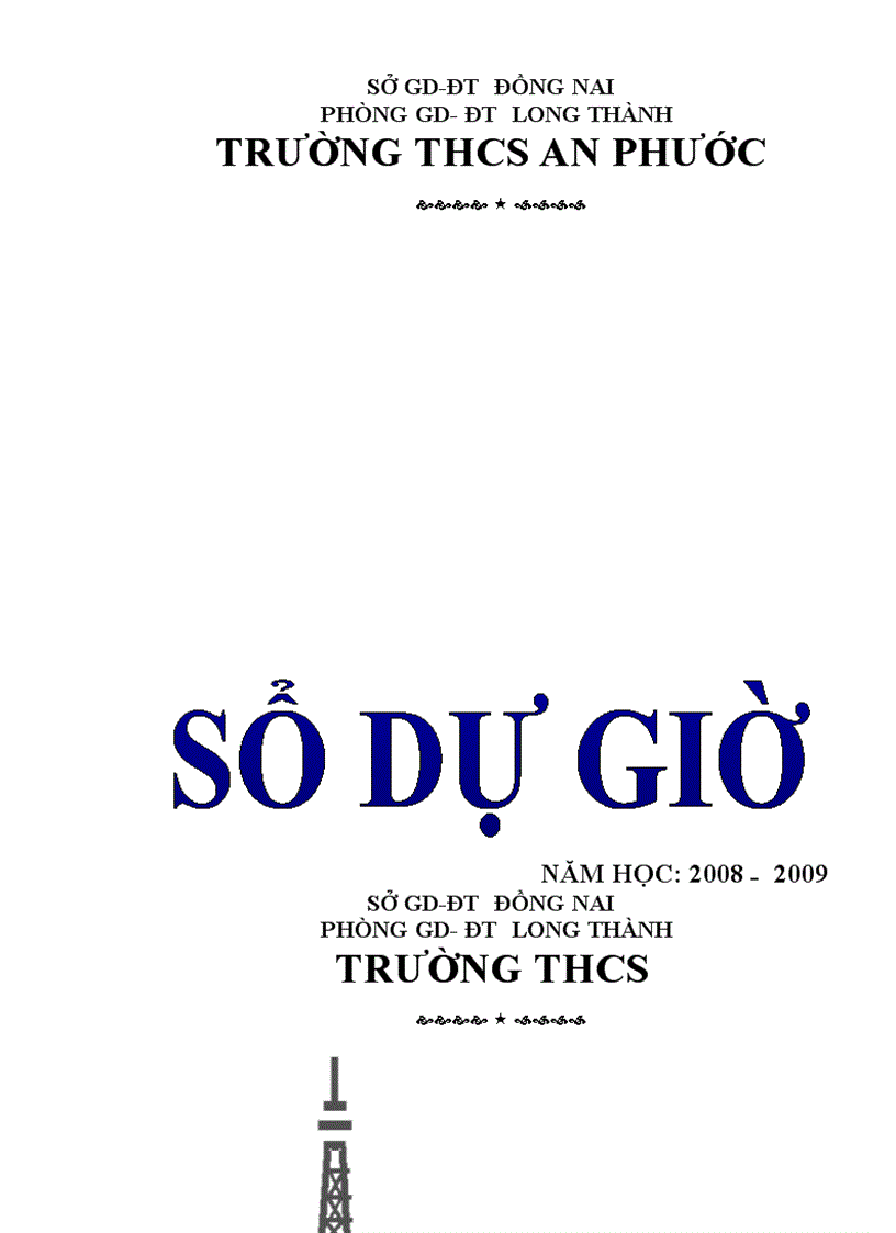 Sổ dự giờ 1