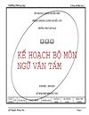 Kế hoạch bộ môn theo chuẩn kiến thức 8