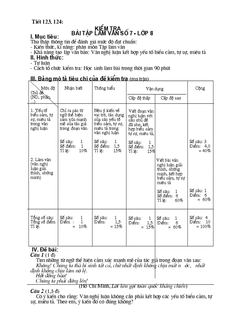 Tiêt123 124 Ktra TLV 8 bài số 7 doc