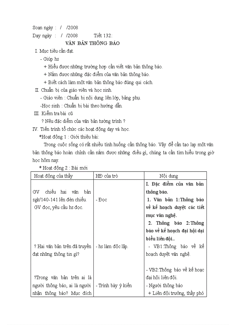 Tiet 139 Van ban thong bao Van8