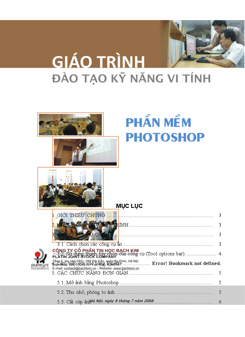 Bạn thích tự học photoshop thì vào đây