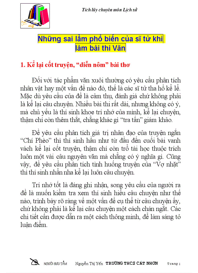 Bí quyết học giỏi môn ngữ văn