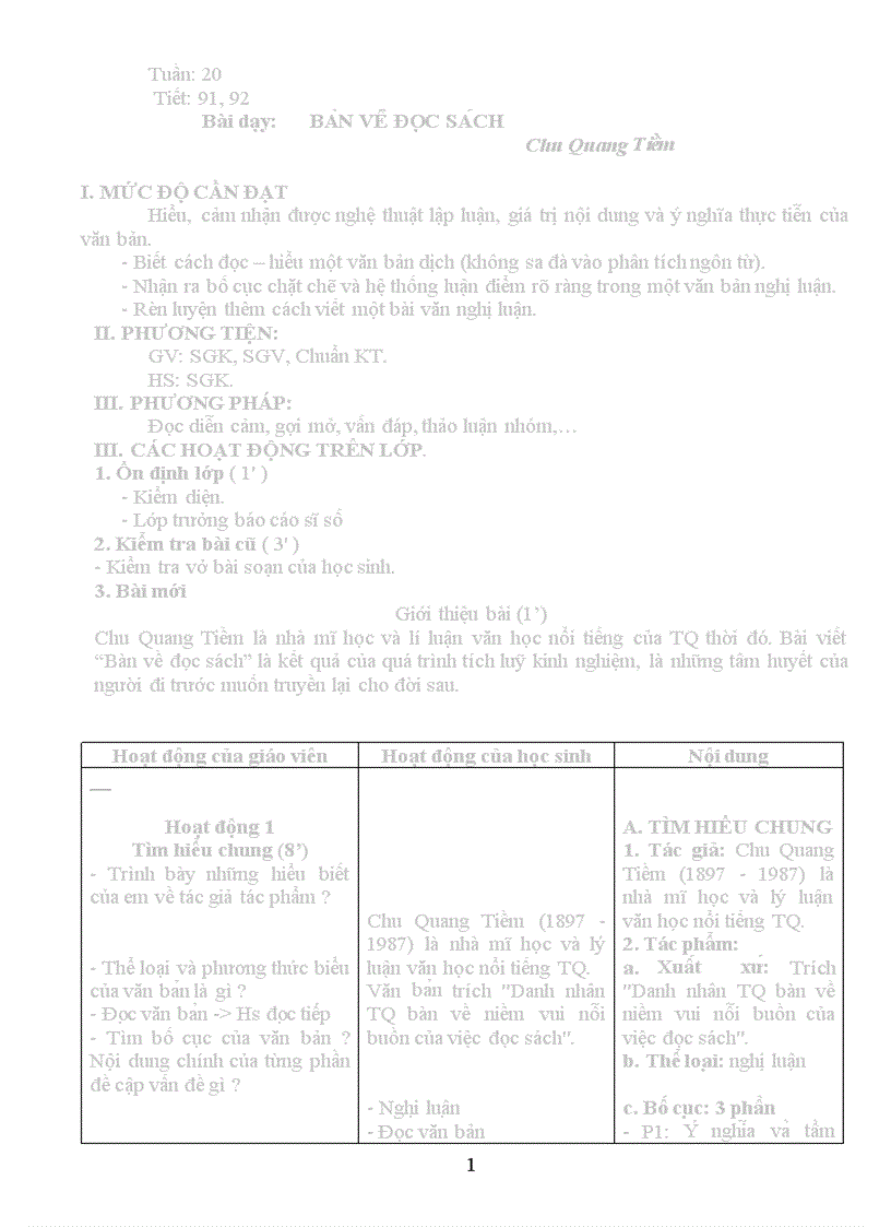 GANV9 tuan 3 cột chuẩn