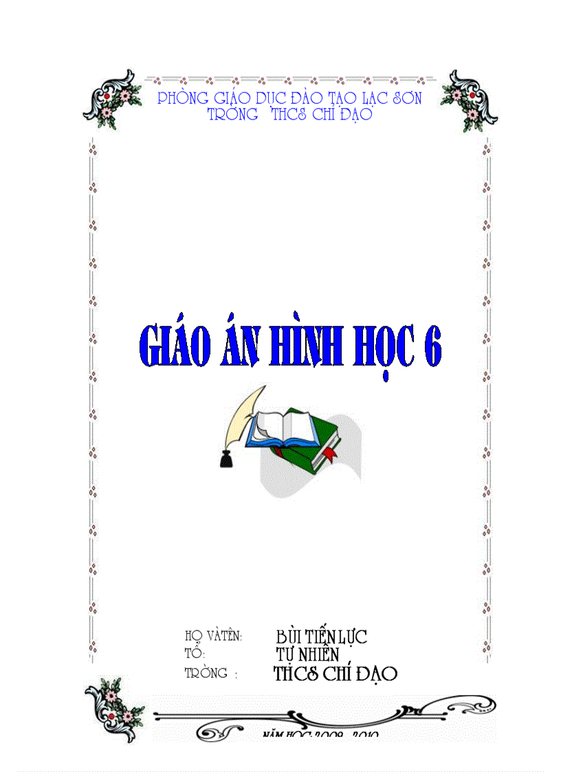 Bìa giáo án khá đẹp