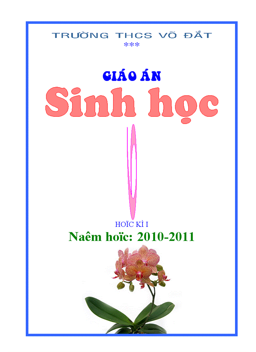 Bìa Giáo án mới