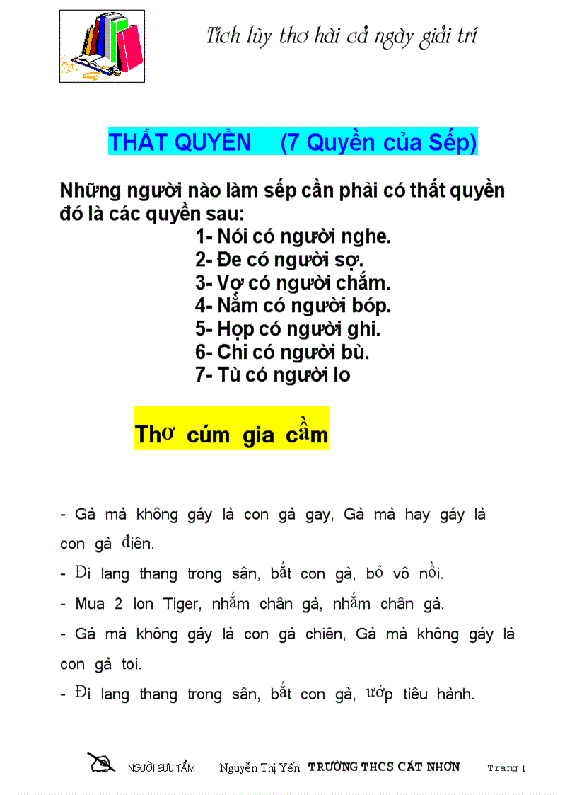 7 quyền làm sếp thời hiện đại