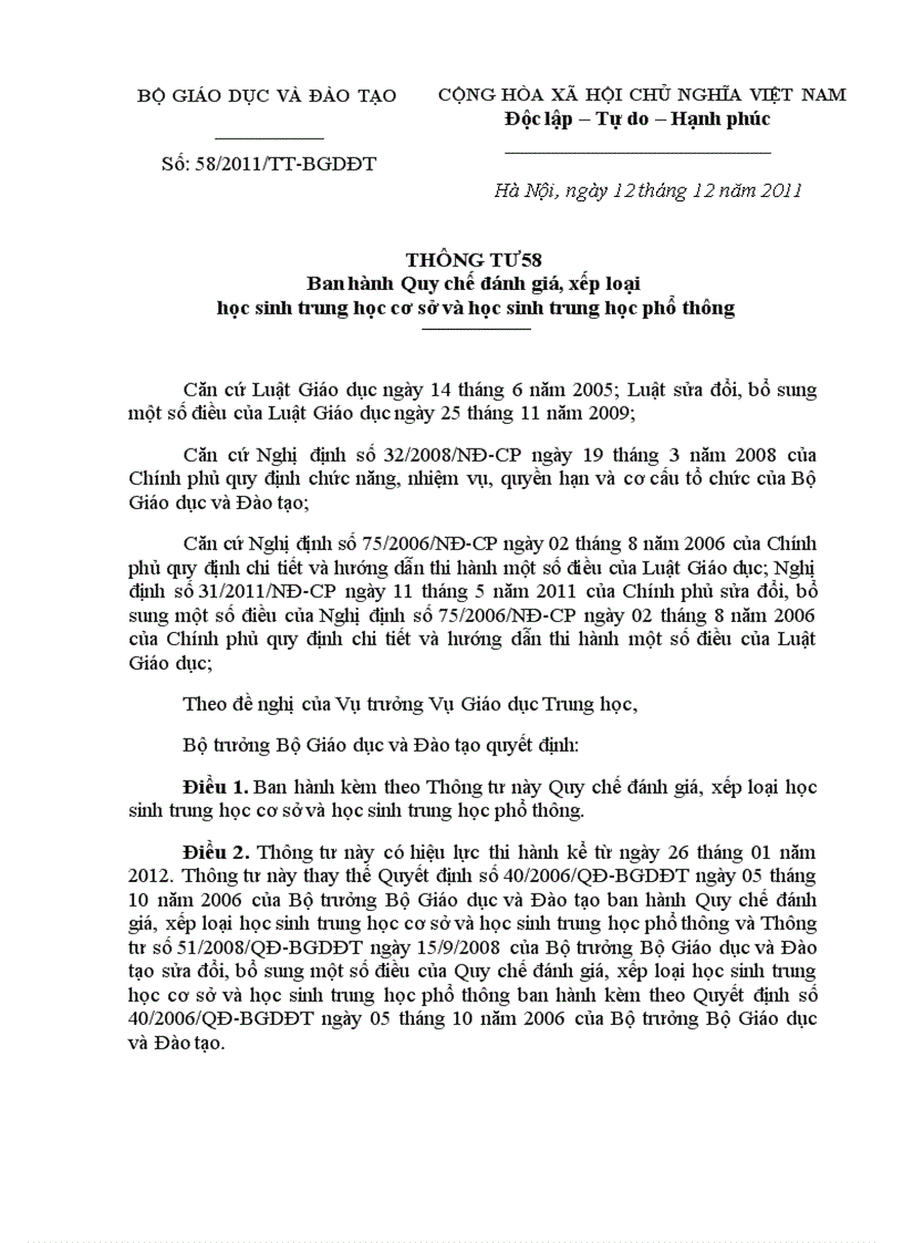 Thông tư58