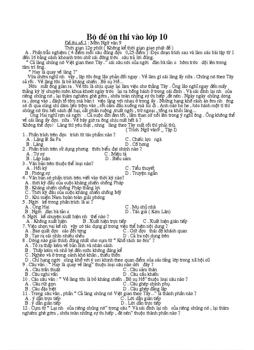 Tap de chon thi 10 nam 2009 2010 doc