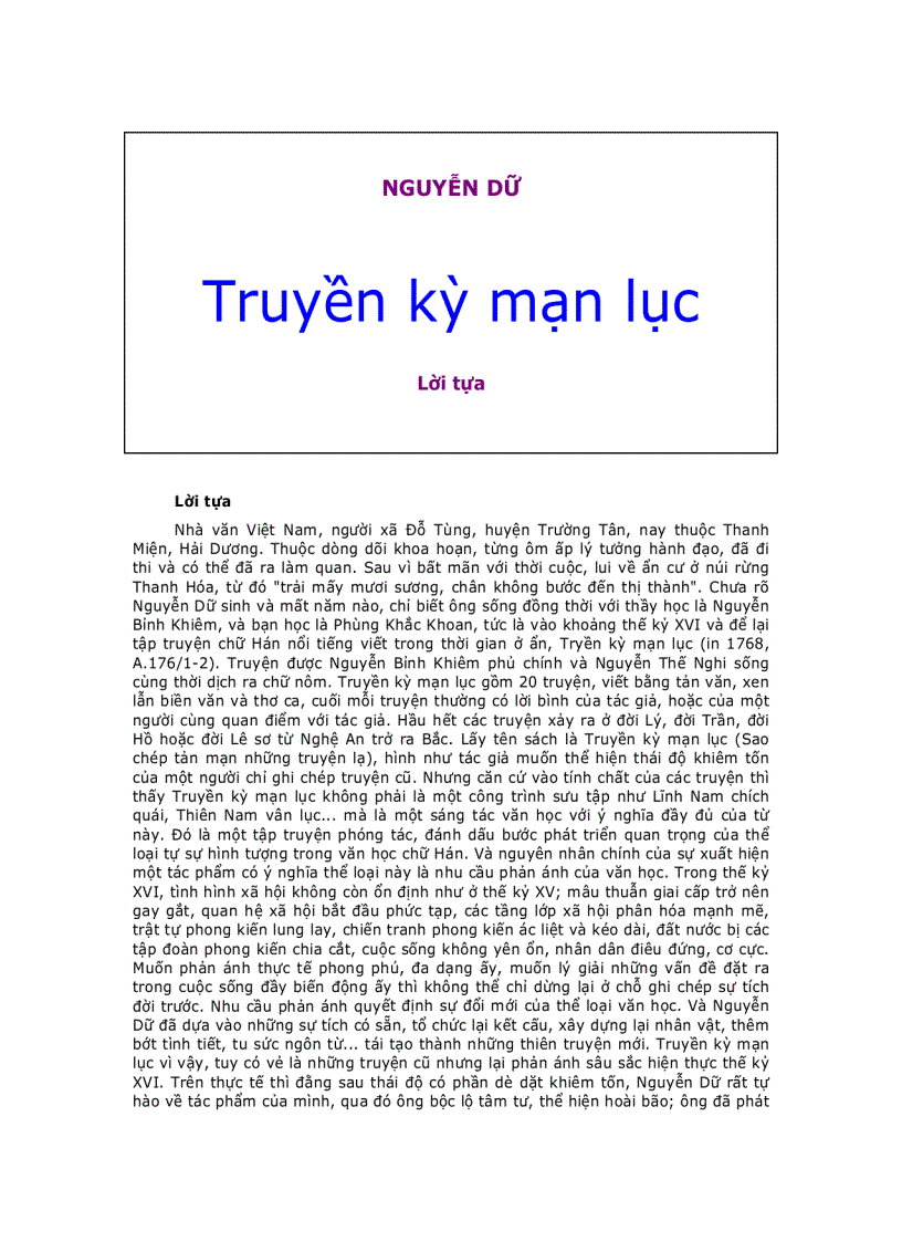 Truyền kì mạn lục 1