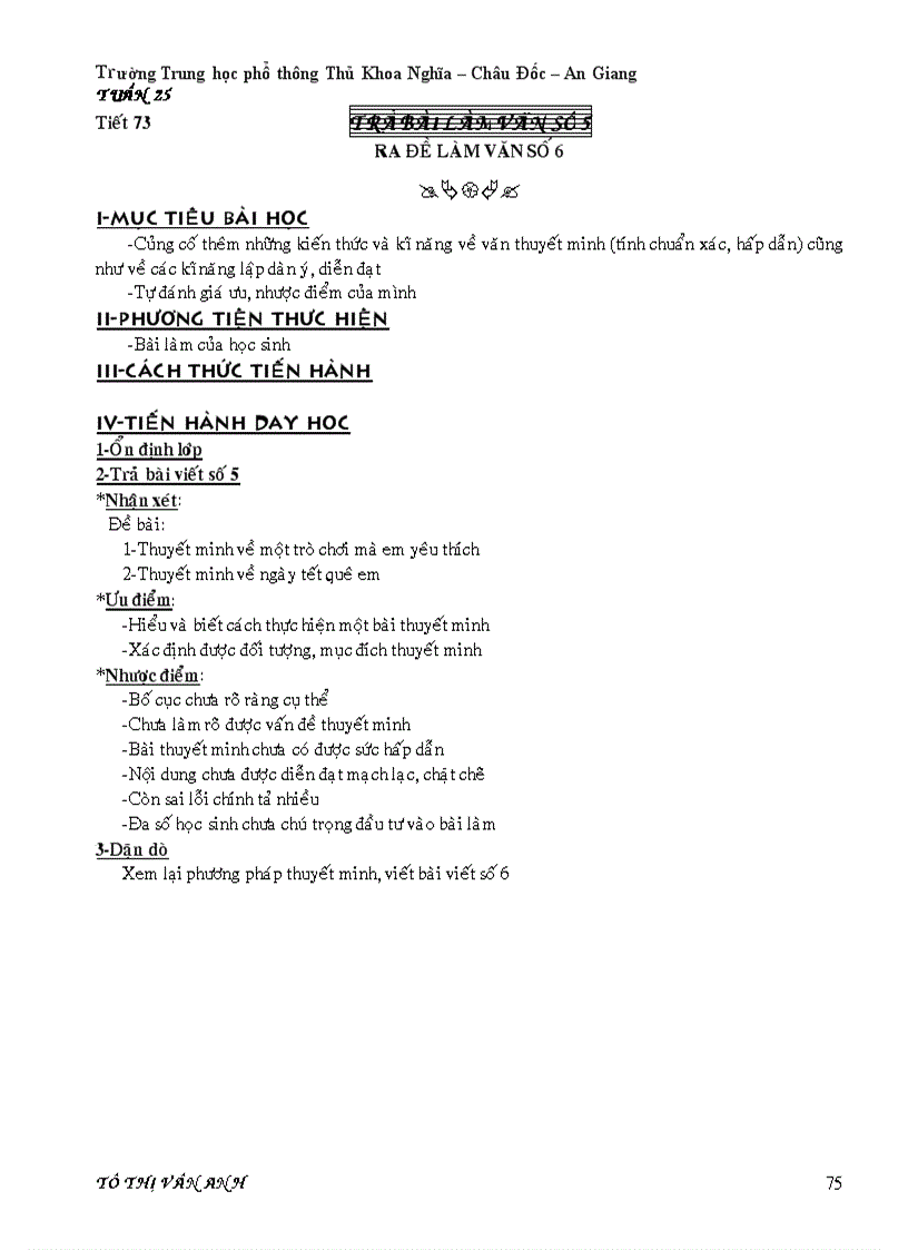 Ngữ Văn 10 cobanT73 vân anh