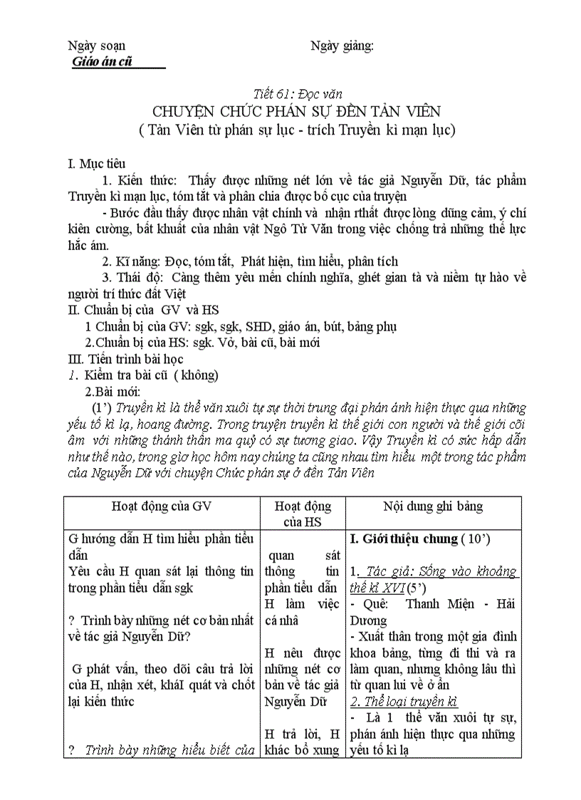 Giáo án đổi mới phương pháp 1