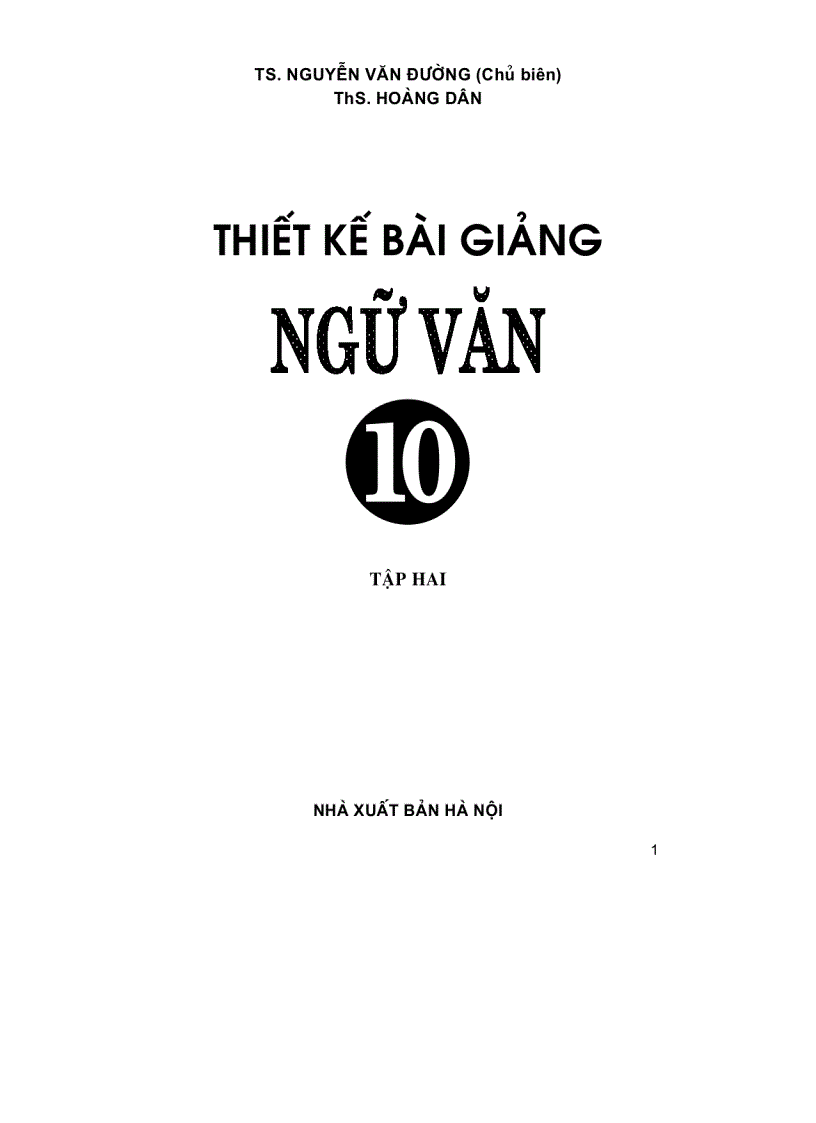 Giáo án Văn 10 Tập 2