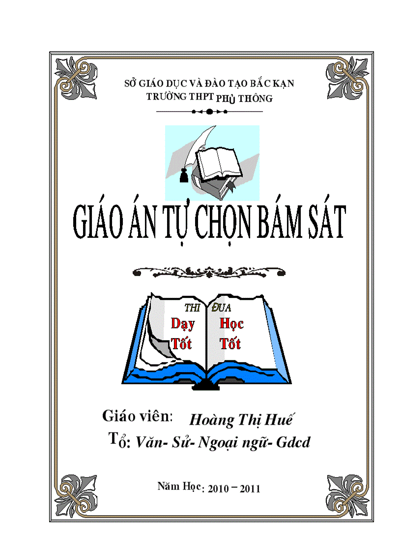 Bìa giáo án đẹp mê ly