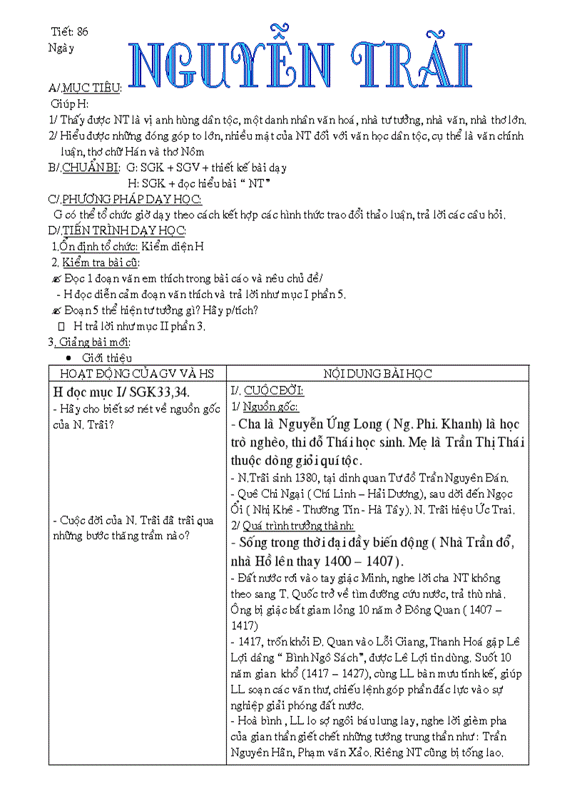 NGUYEN TRAI 10NCkh doc