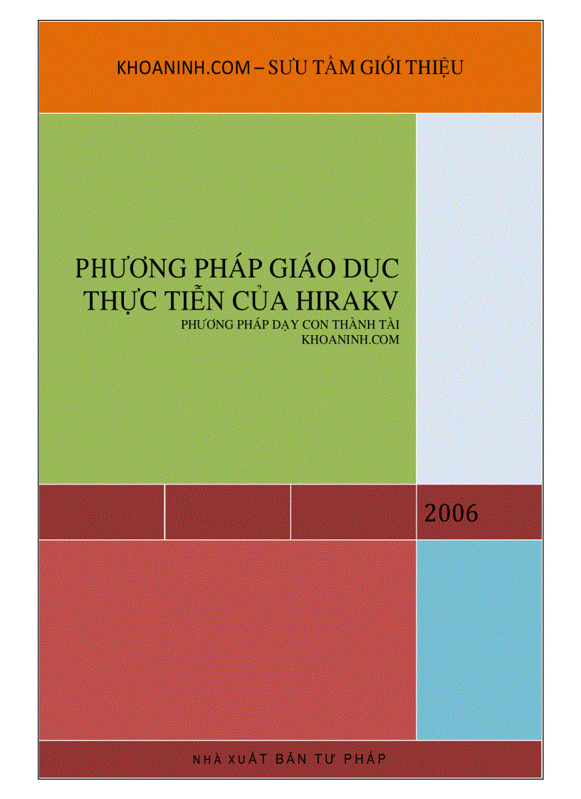 Phương pháp giáo dục thực tiễn cua Hirakv