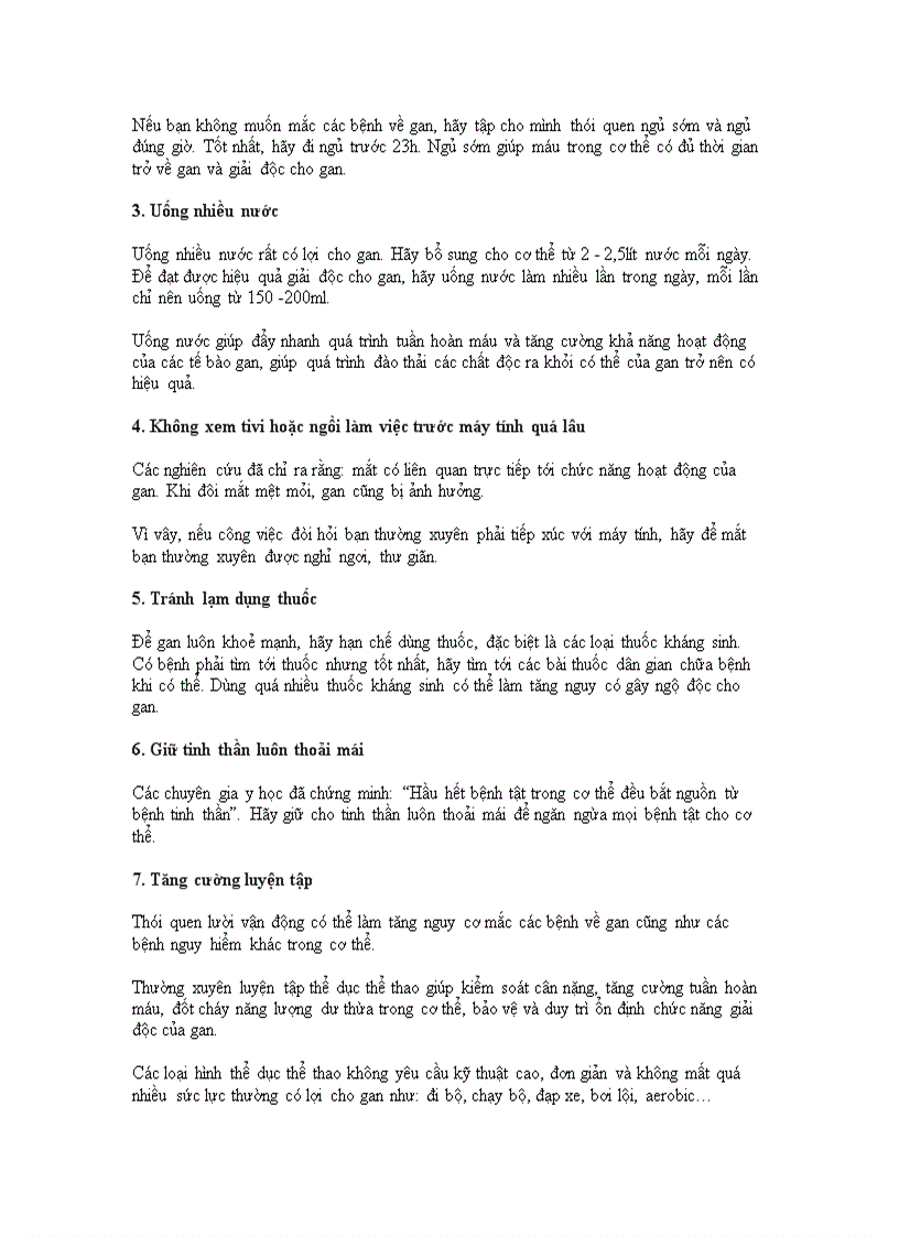 Chữa bênh gan hiệu quả