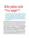 Khi phân tích Vợ nhặt