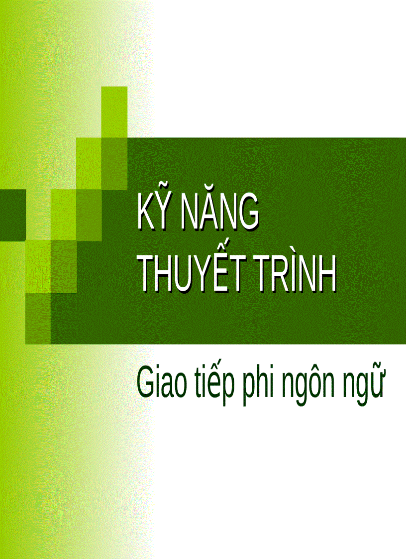 Giao tiếp phi ngôn ngữ