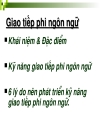 Giao tiếp phi ngôn ngữ