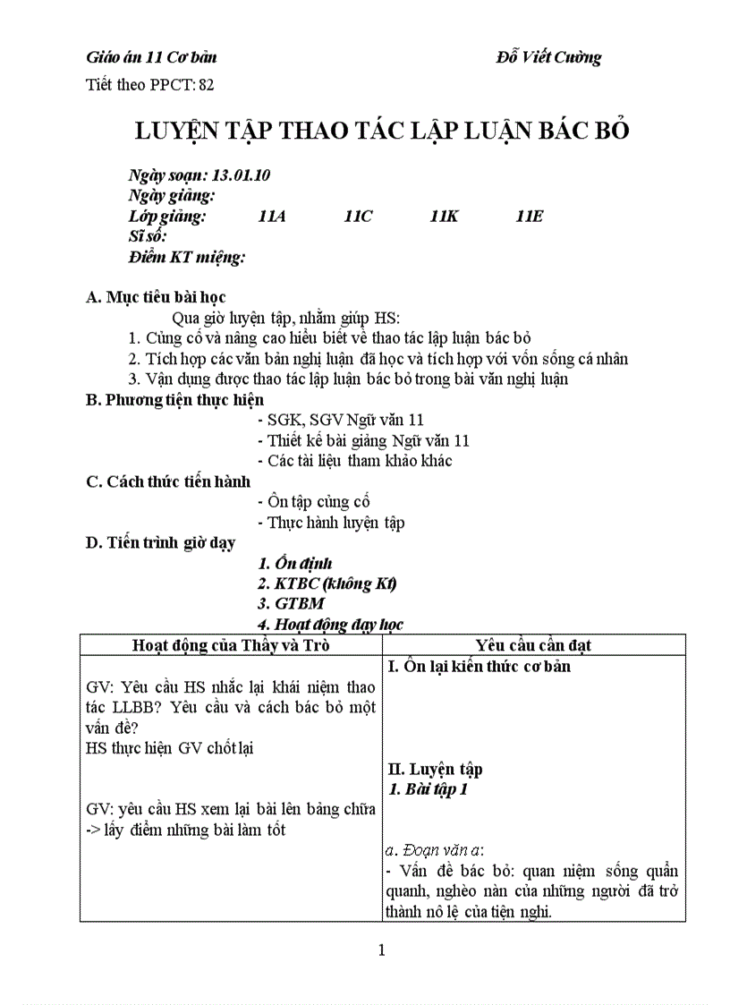 Tiet83 luyentapTTLLBACBO