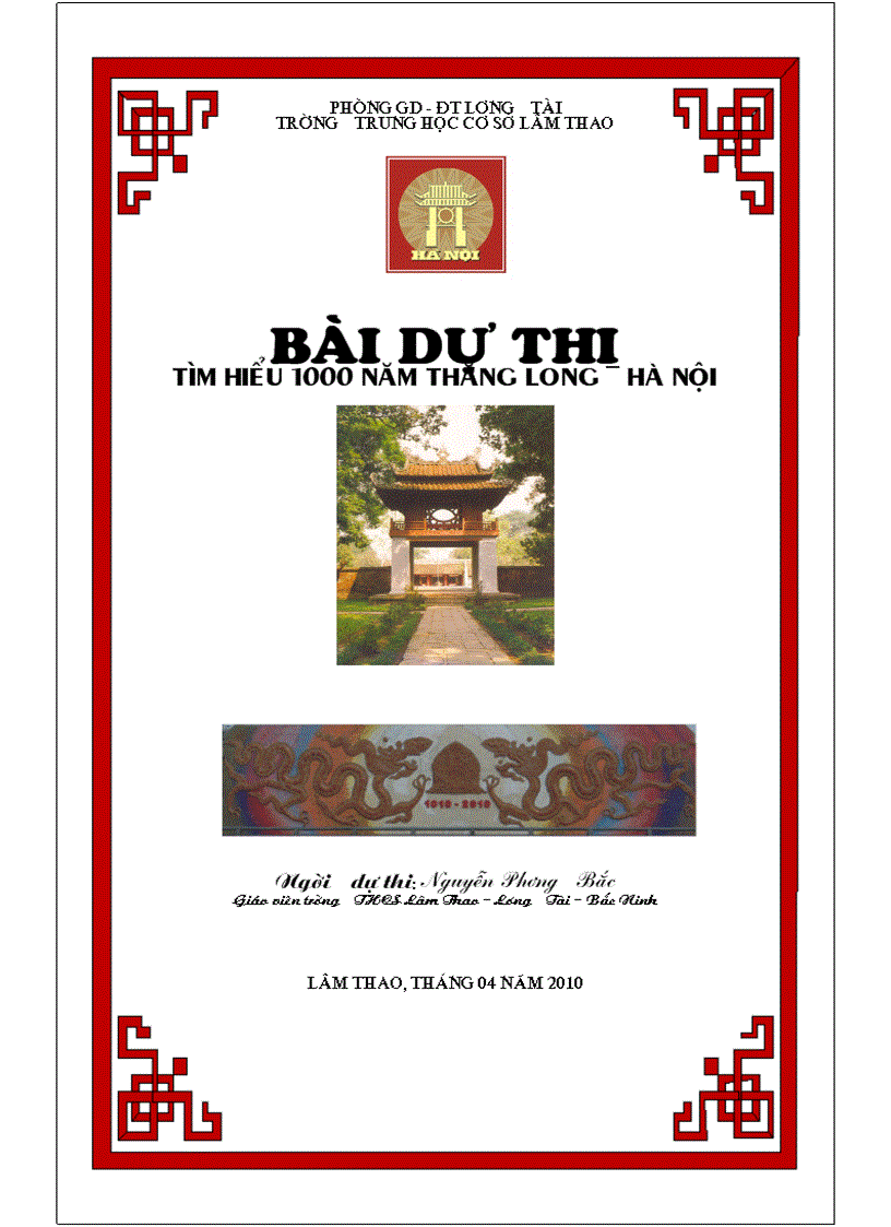 Bia bai du thi cuc dep