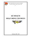 Bao cao tong ket cong tac doan va ke hoach năm hoc