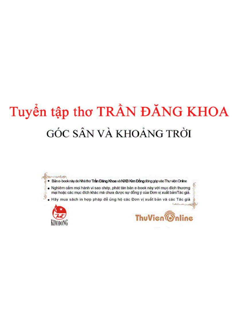 Goc san va khoang troi