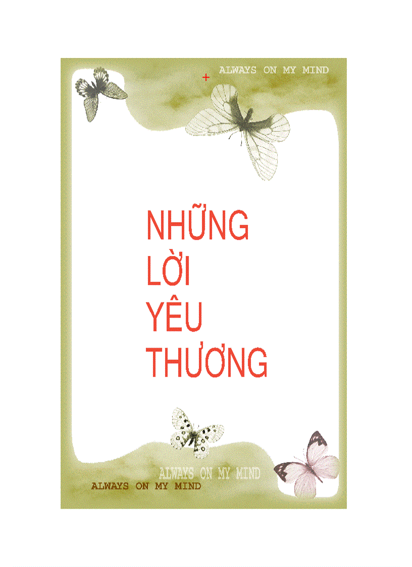 Những Lời yêu thương