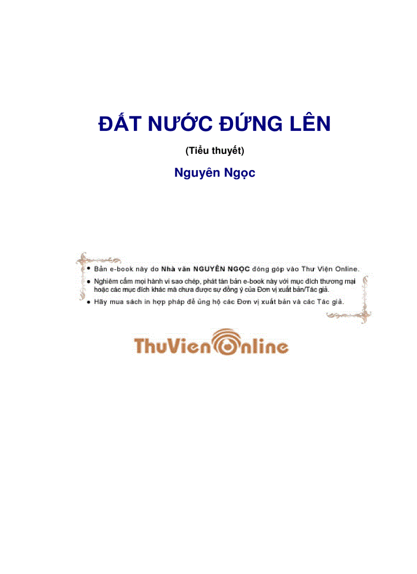 Đất nớc đứng lên Nguyên Ngọc