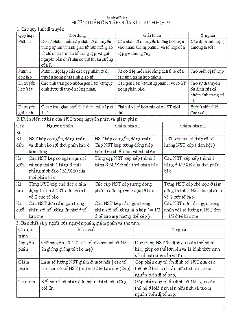 Hd ôn tập giữa kì i