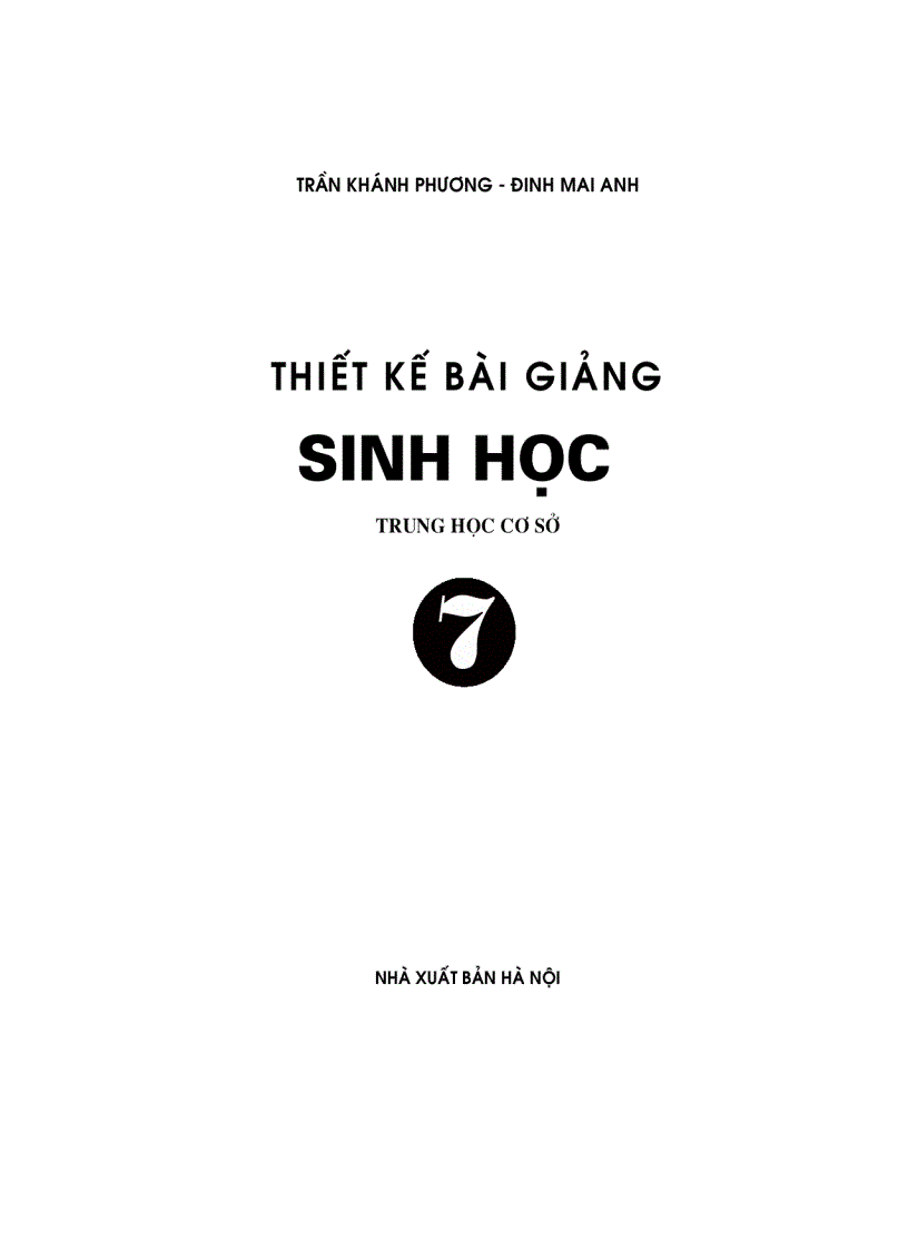 Thiết kế bài giảng Sinh học 7