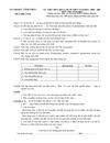 Đề thi và đáp án HSG lớp 10 môn sinh