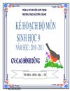 Kế hoạch giảng dạy sinh 9